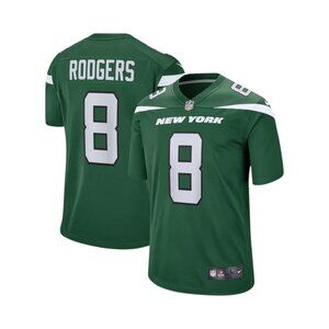 Aaron Rodgers Nike New York Jets Jersey Gotham Green Screen Print XXL NWOT $130